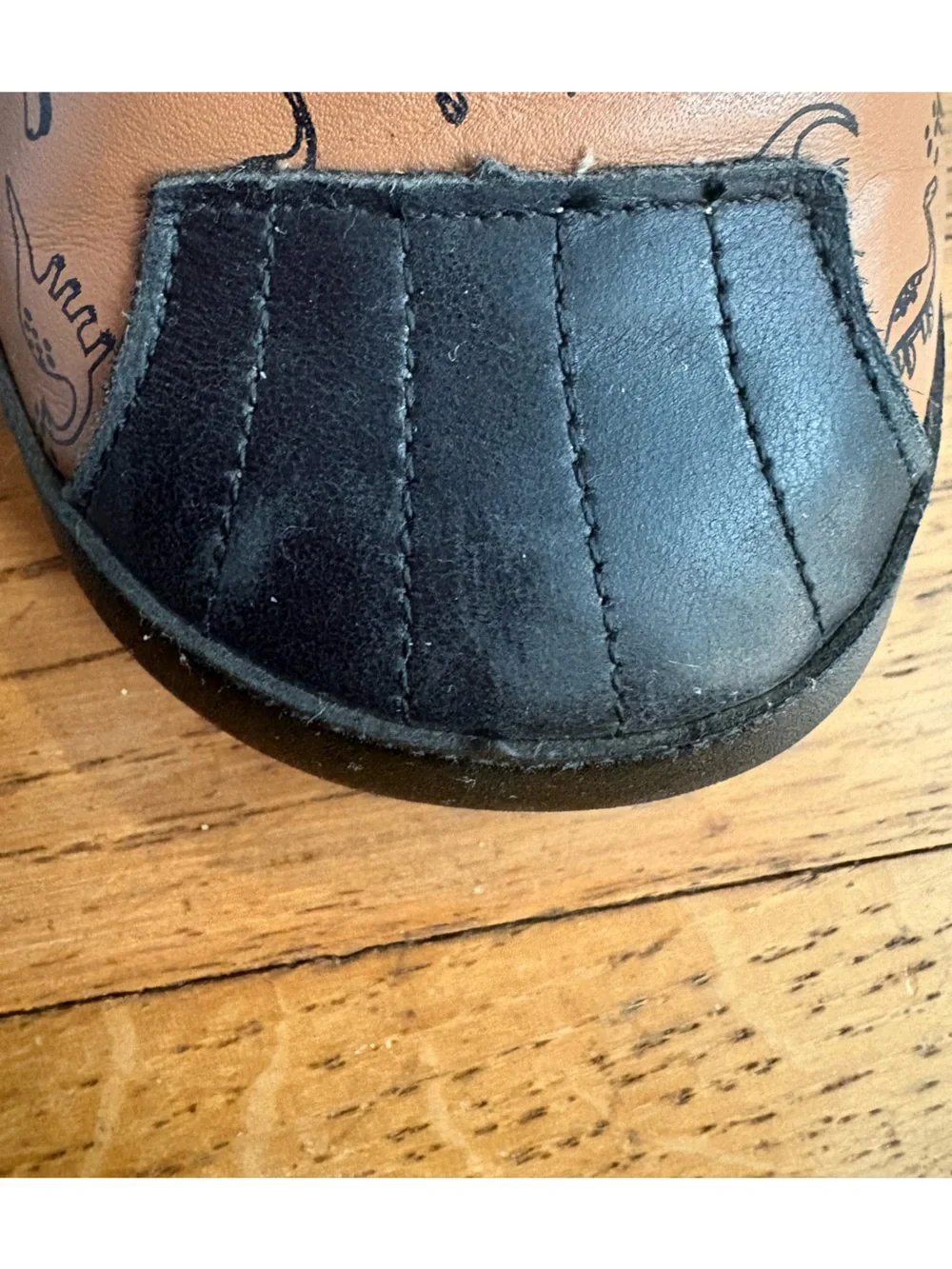Little Love Bug Dexter Leather Dinosaur Boots
